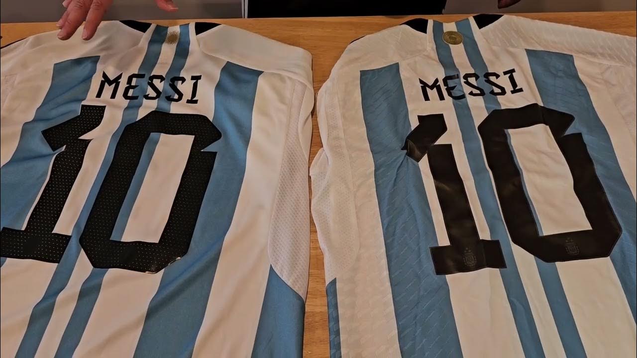 How to spot a fake argentina messi world cup jersey？ Learn the simple tricks!