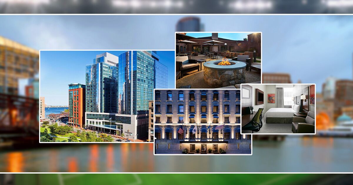 Where should I stay near world cup gillette stadium if I am flying in for the match？ (Top hotel recommendations close by).