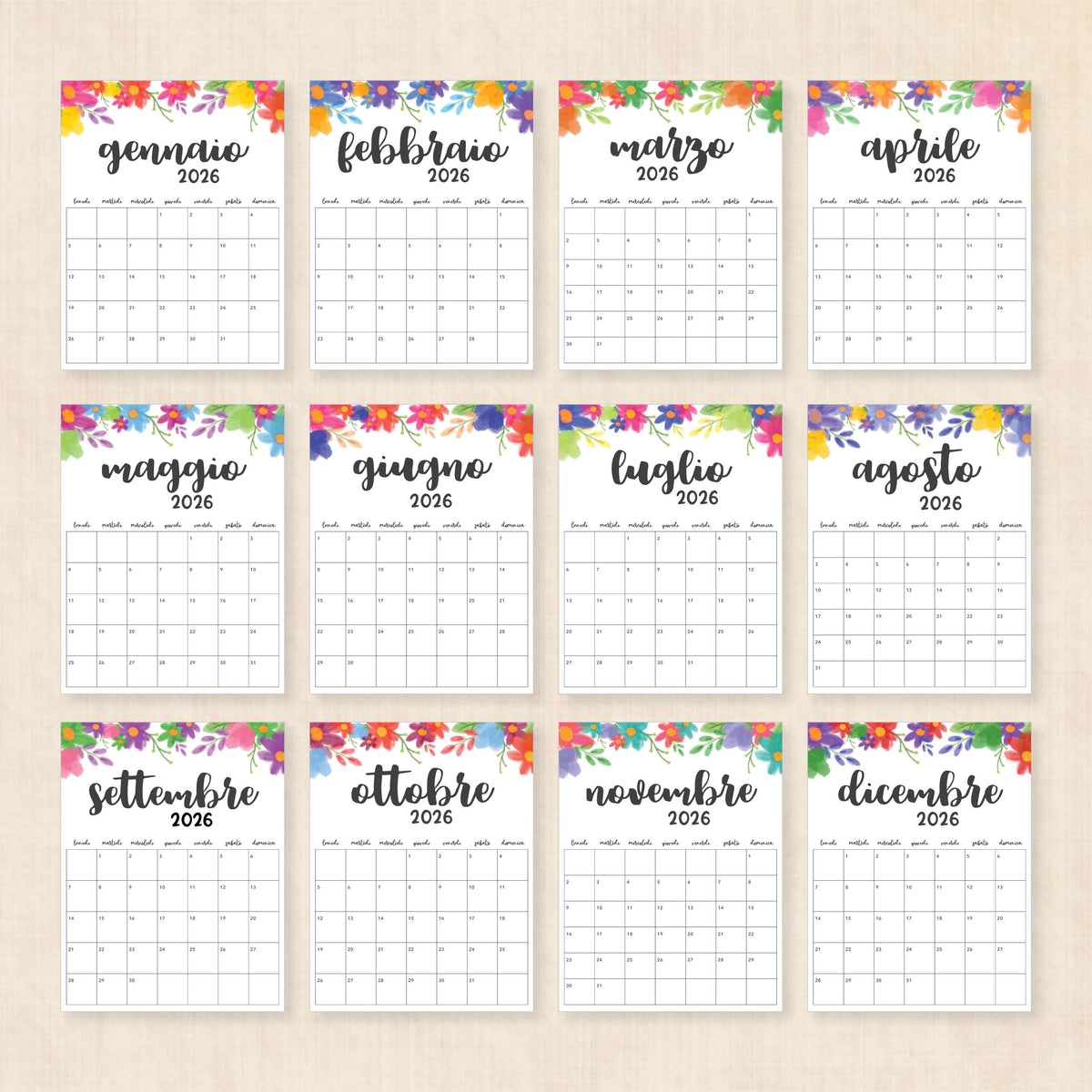 Where to find calendario 2026 da stampare? Here are some good sources!