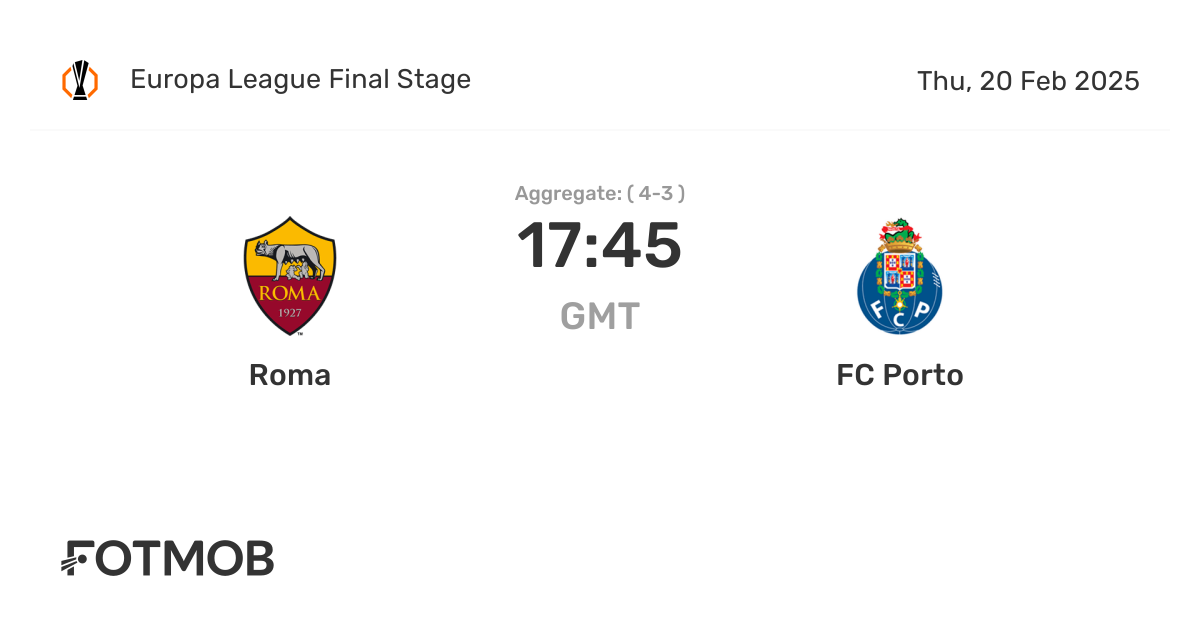 What do the estadísticas de a.s. roma contra fc porto reveal？ Find out now!