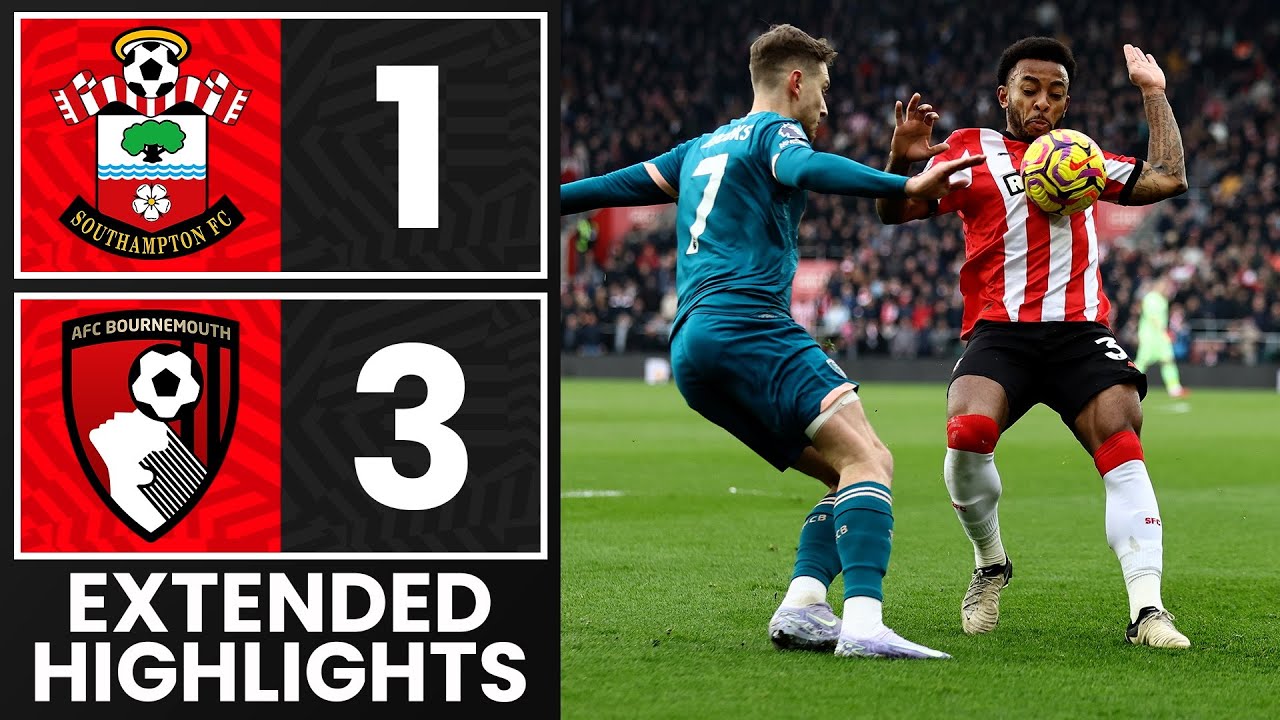 Whats the timeline of a.f.c. bournemouth vs southampton f.c.? Key moments revealed!