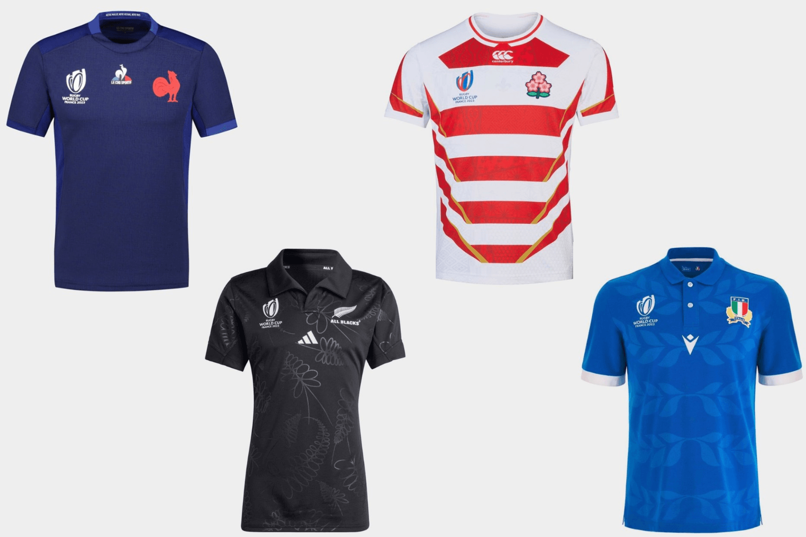 Which rugby jersey world cup should you buy? See the most popular teams now!