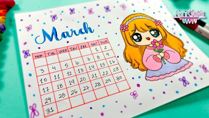 How to customize your own calendario di marzo？ Easy steps to follow!