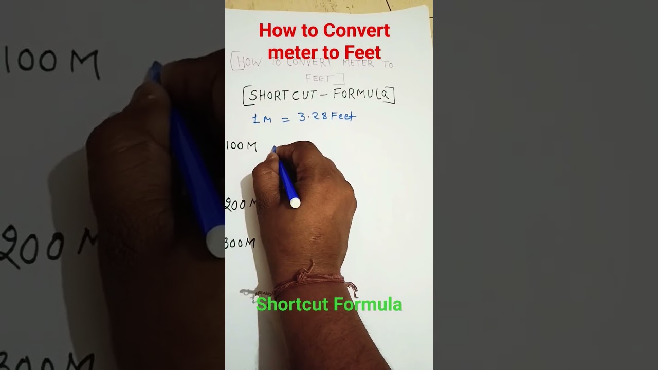 Convert 1.86m in feet fast: Use this easy trick!