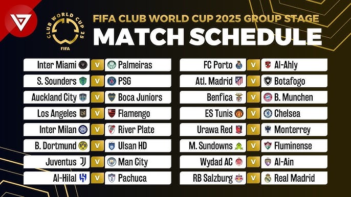 Which Teams are Playing in the Upcoming trận đấu fifa club world cup？ (Get the Full Fixtures List Today!)