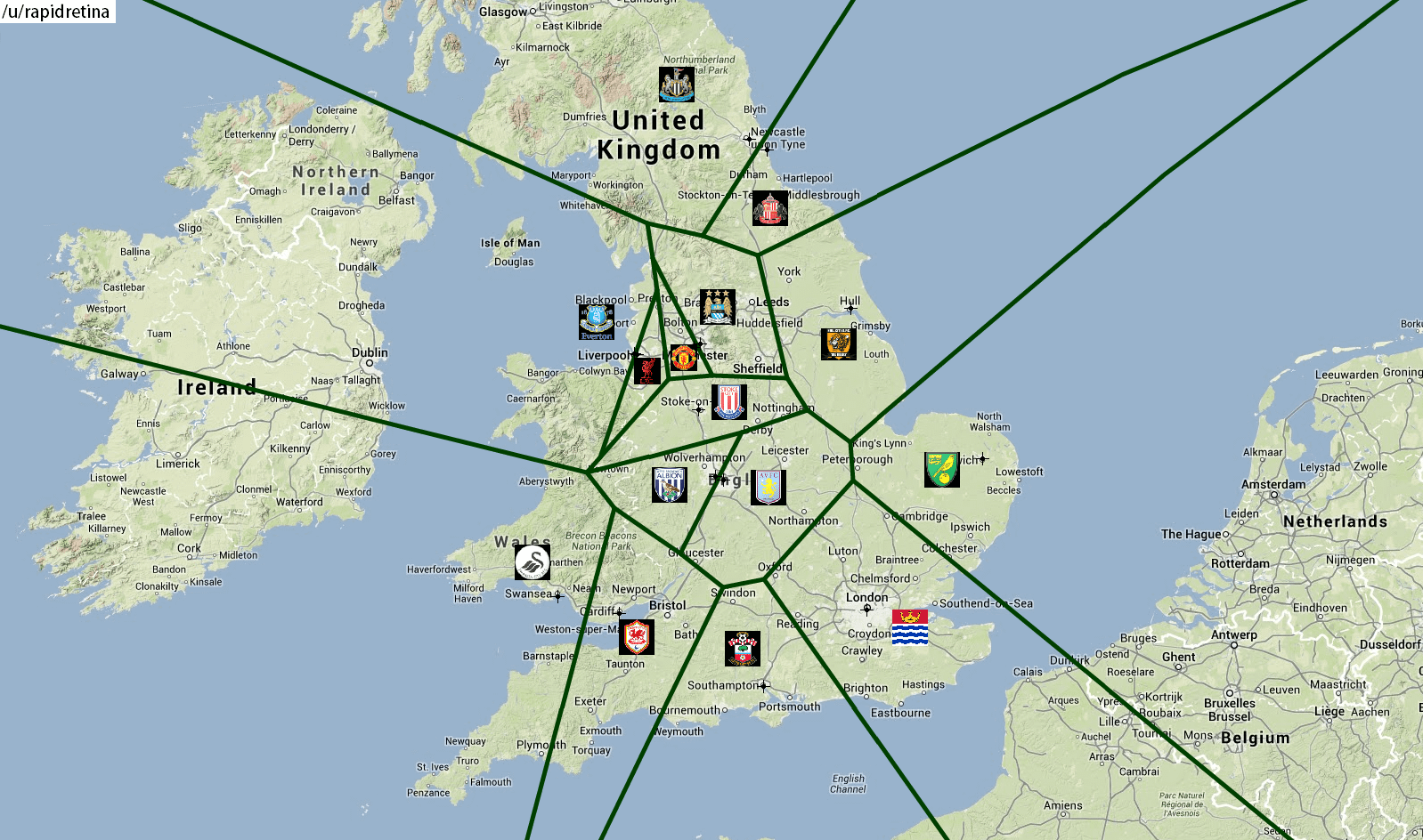Where to find the best English Premier League map? Here are some good sources!