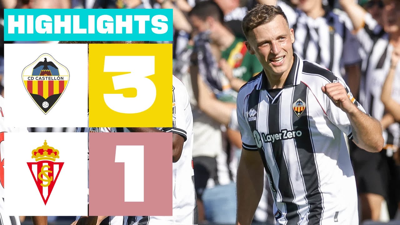 Are the line - ups of Real Sporting ready for the battle against Club Deportivo Castellón?