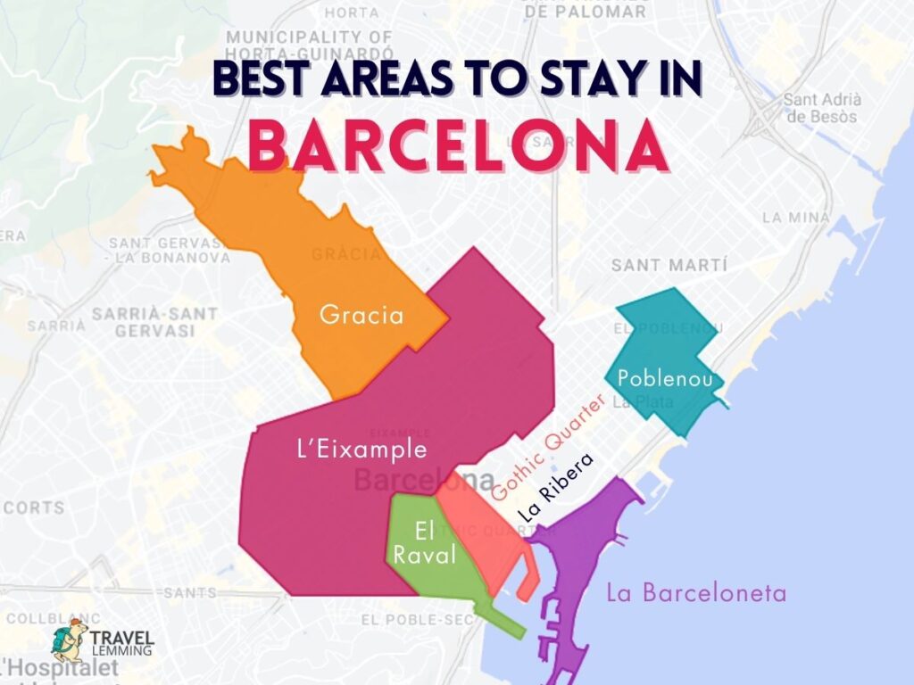 Where to stay in Barcel a？ 4 great areas for your trip!