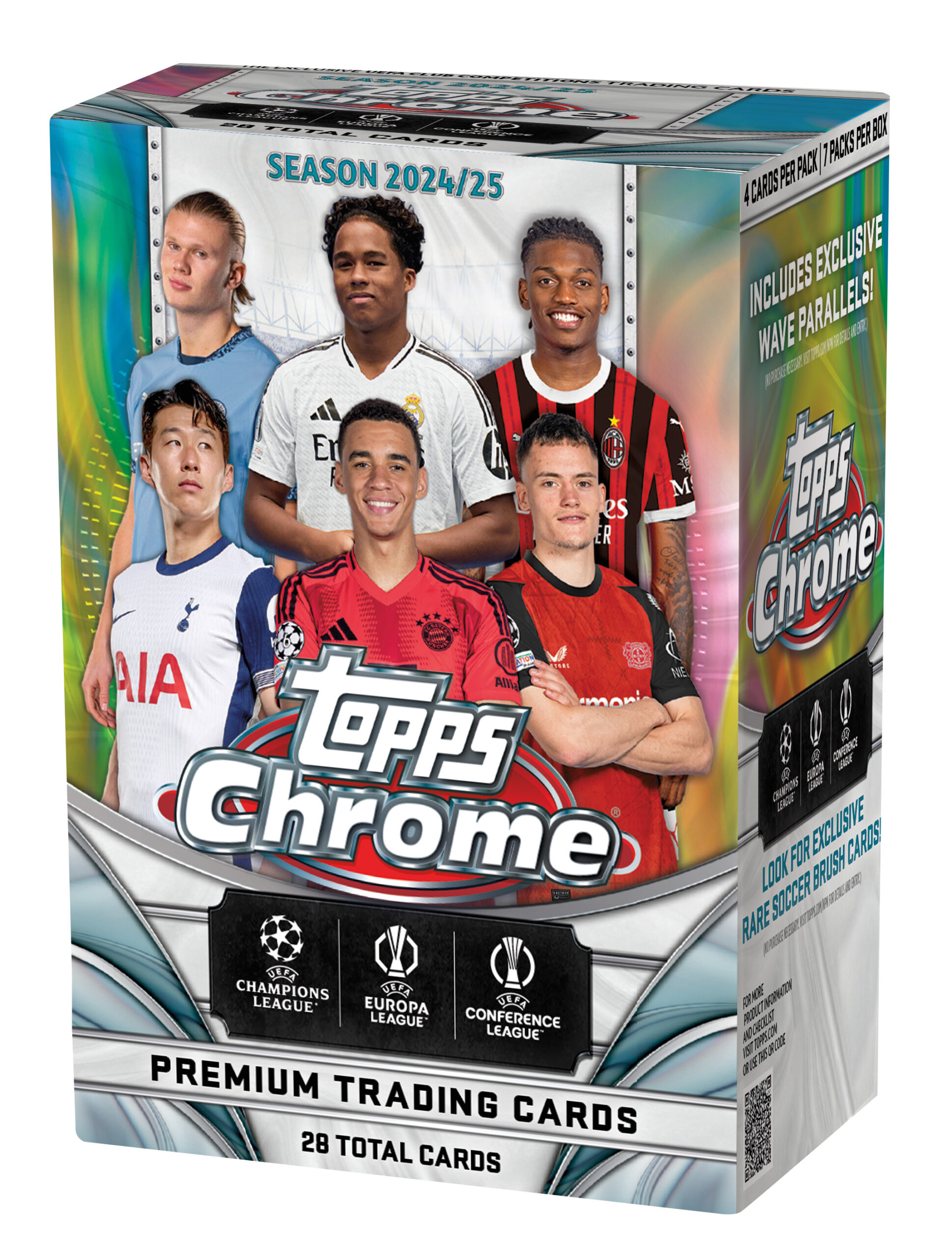 What are the features of 2024 - 25 topps chrome uefa series？ Lets explore!
