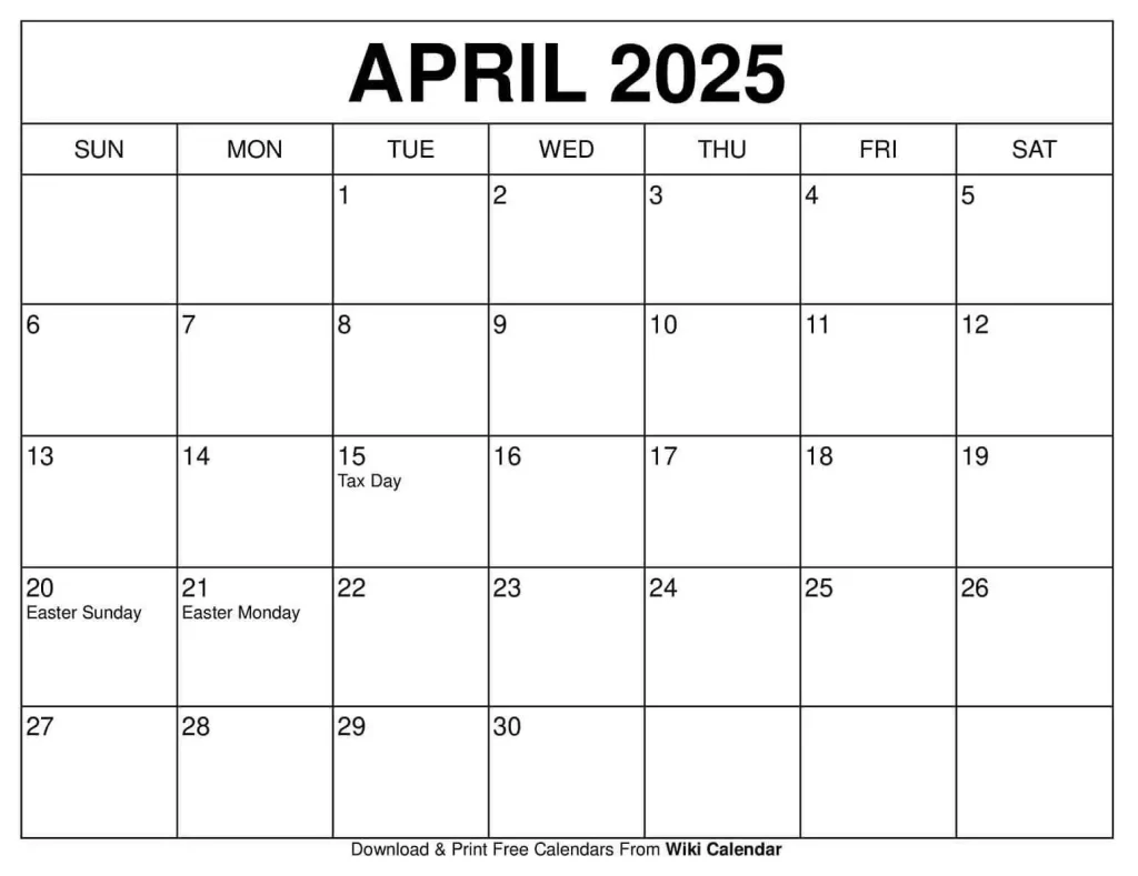 Printable April 2025 calendar: Which ones are worth downloading?