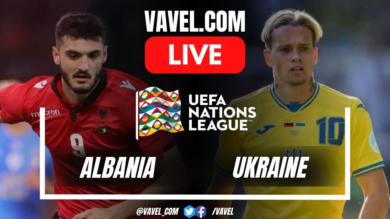 How to view the standings of Albania national football team against Ukraine national football team?