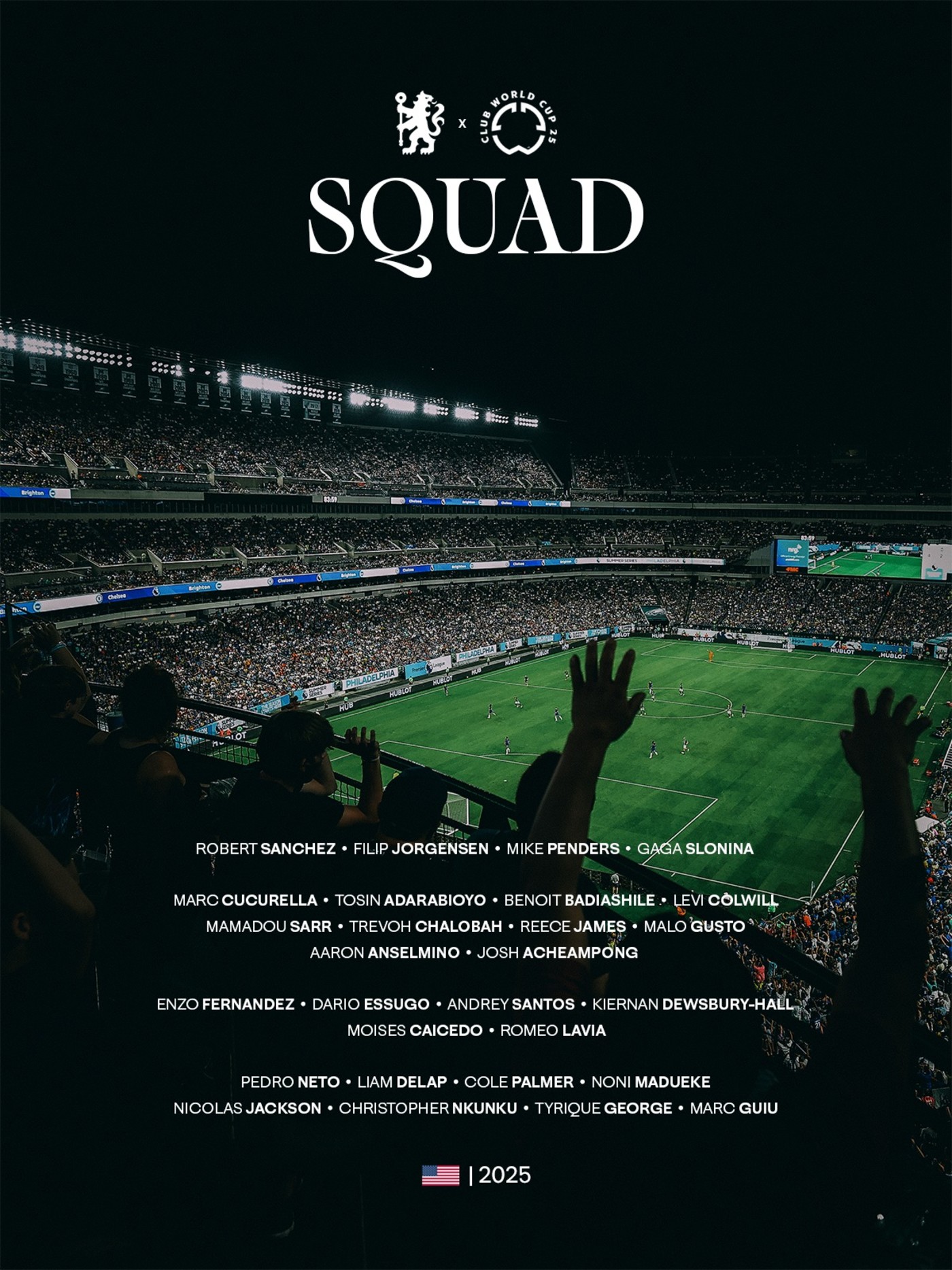 chelsea club world cup squad revealed (See the full list now!)