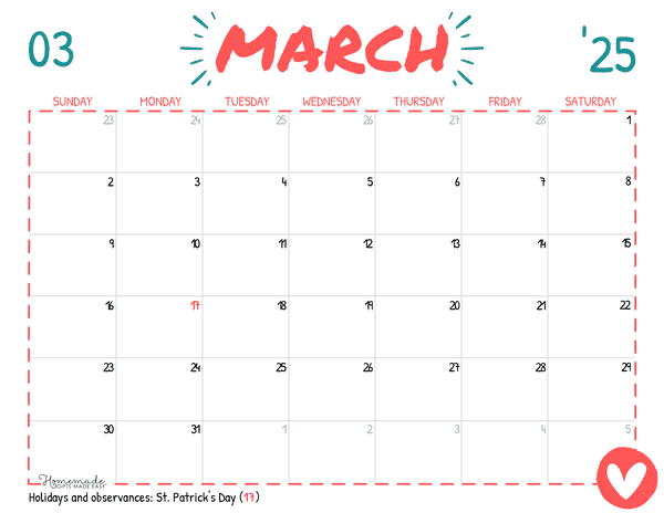 Where to find printable March 2025 calendar? Here are great sources!