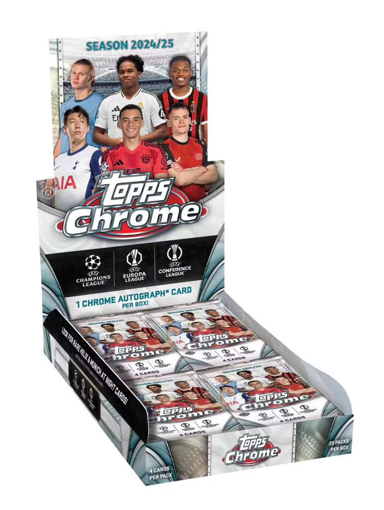 What are the features of 2024 - 25 topps chrome uefa series？ Lets explore!