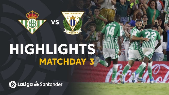 cd leganés vs real betis timeline