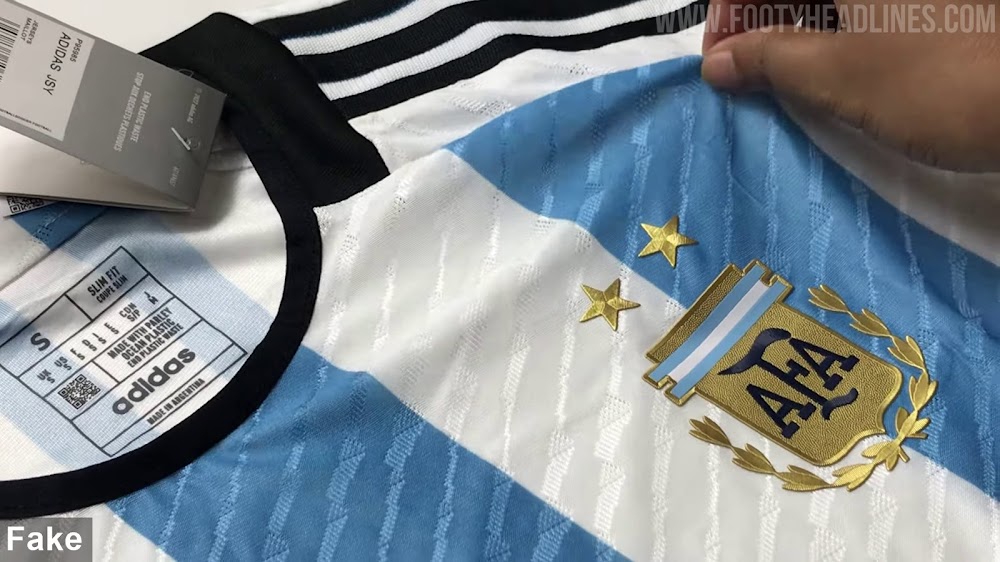 How to spot a fake argentina messi world cup jersey？ Learn the simple tricks!