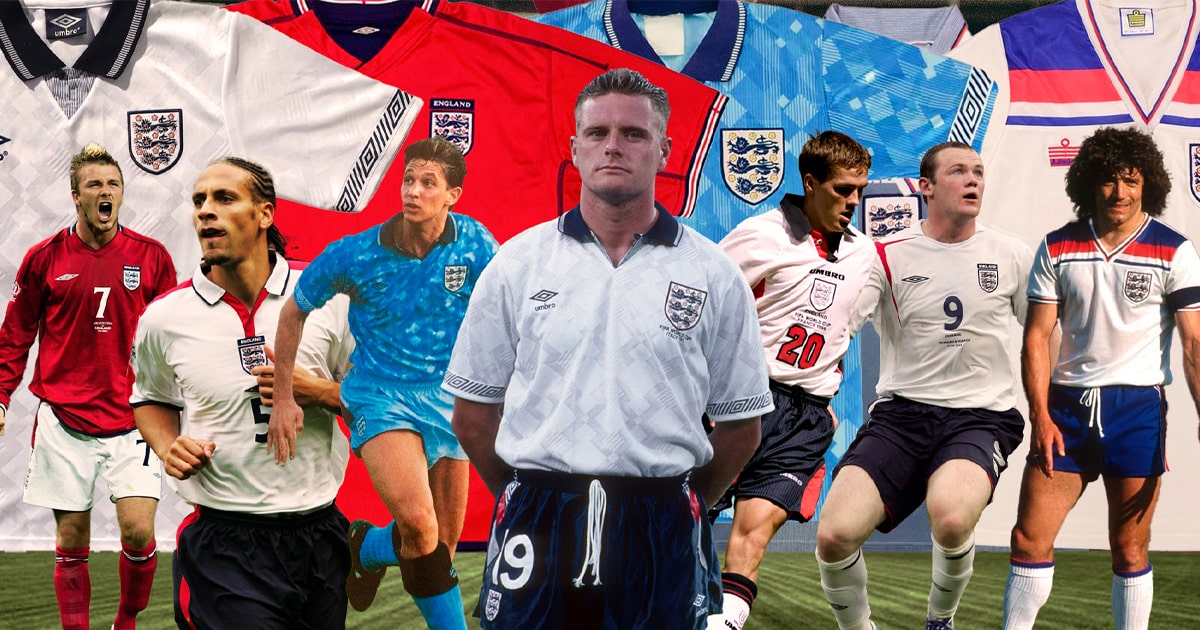 Which England Football Jersey World Cup Is the Best Ever？ (Ranking the Top 5 Iconic Kits!)