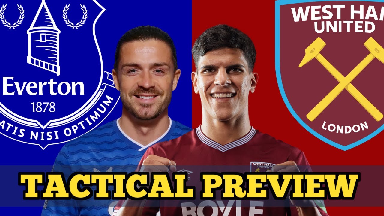 Analyzing the key players in the Everton F.C. vs West Ham lineups and tactical setups for victory today.