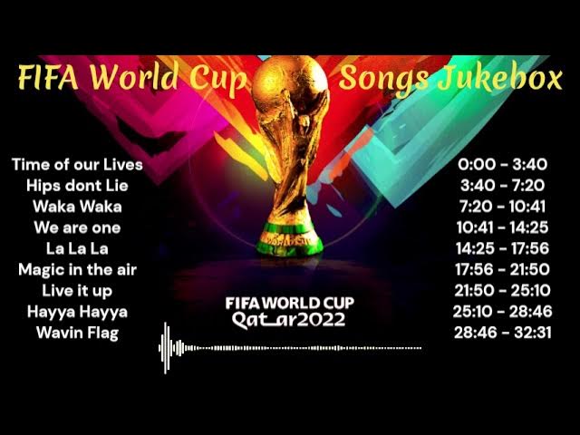 Where to find all the fifa world cup official songs？ We compiled every single track for you!