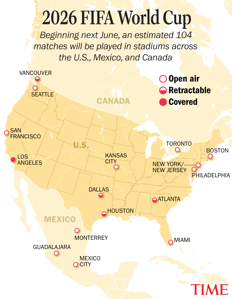 Wait, is fifa world cup 2026 not in usa？ Where is the tournament held？