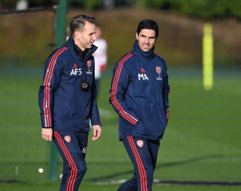 Who is on the arsenal staff coaching team？ See Arteta's main support crew!