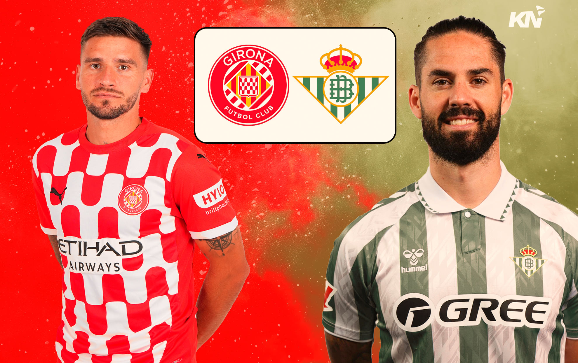 Are the line - ups of Betis against Girona Football Club favorable?