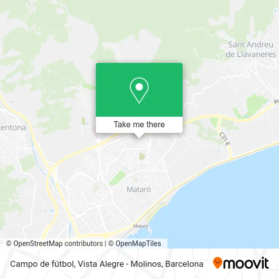 Where is Campo de fútbol el Molino？ Find the best way to get there!