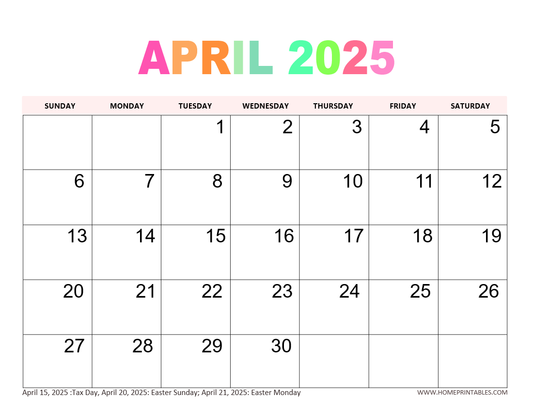 Printable April 2025 calendar: Which ones are worth downloading?