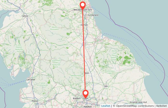newcastle to leeds