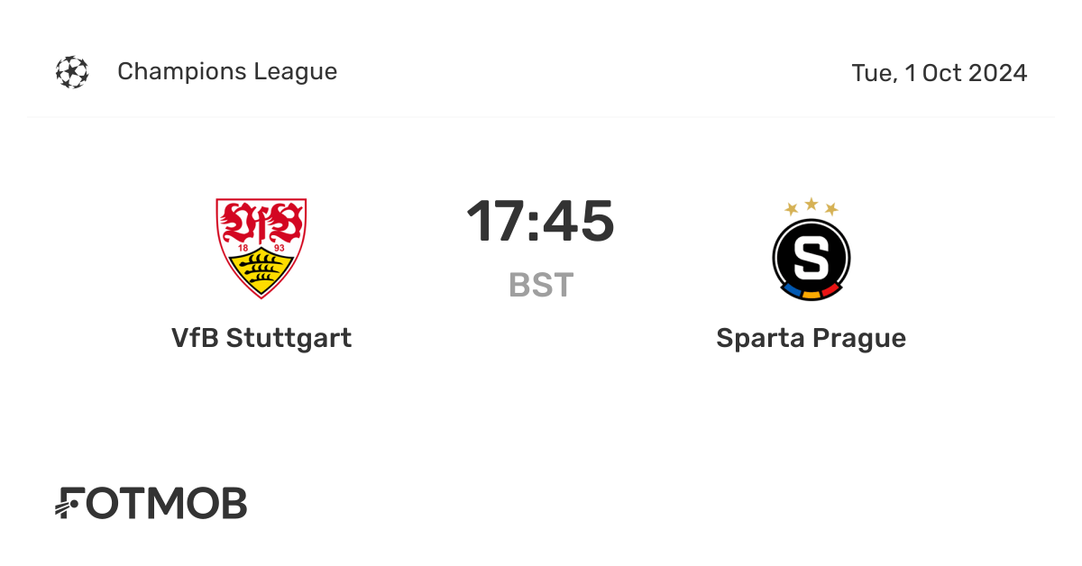 Are the Vfb Stuttgart vs Sparta Praha stats reliable? Lets check!