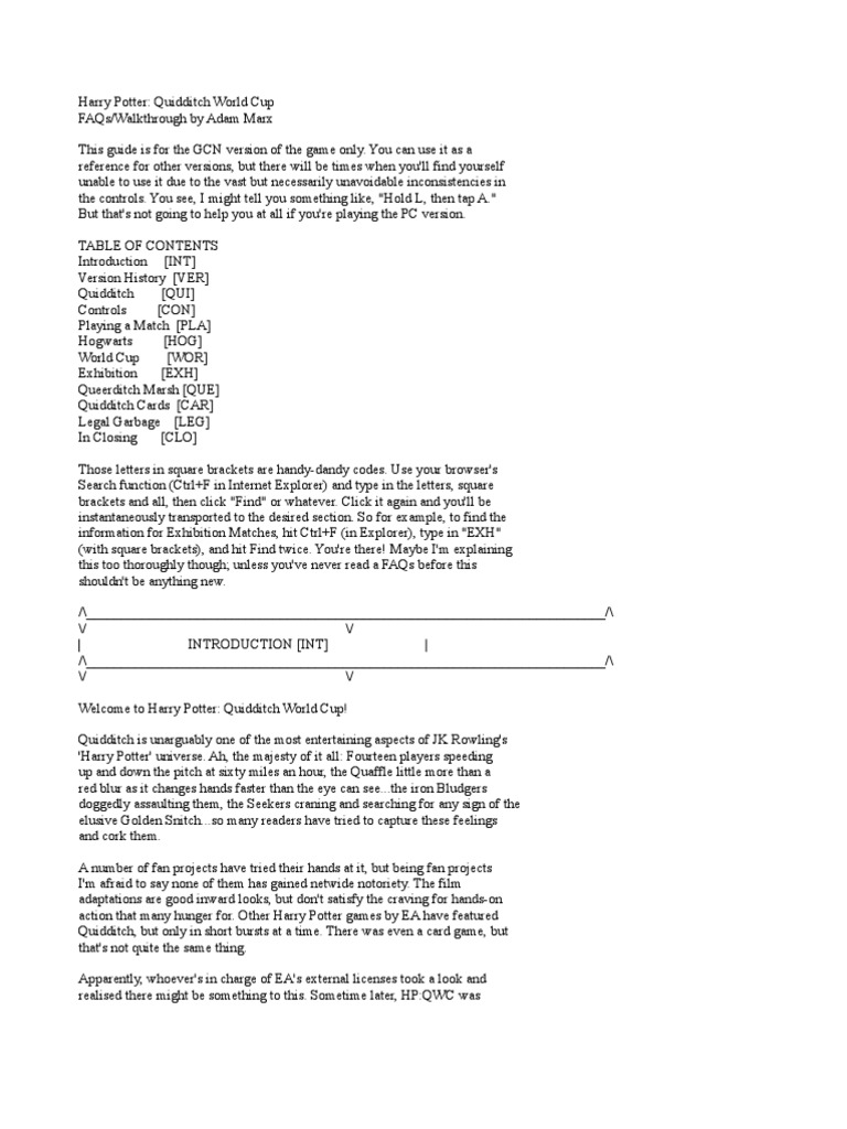 Get All the Cheats for PS2 Harry Potter Quidditch World Cup？ (Unlock Every Stadium Now!)