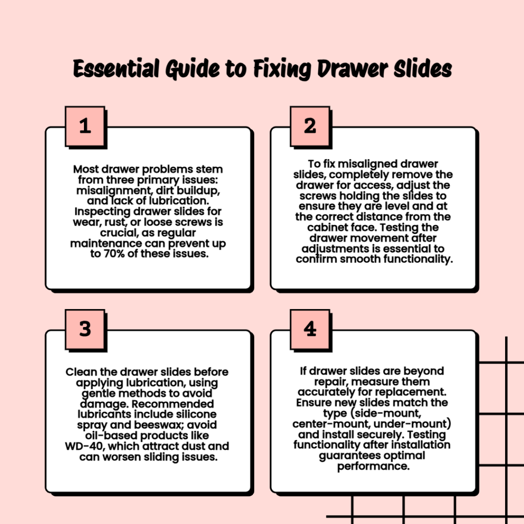 Why are your drawer brackets loose? Simple adjustments work well!
