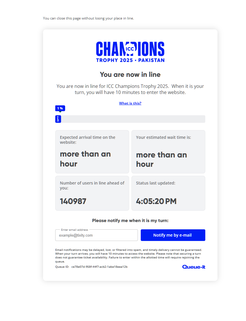 How to get early icc cricket world cup tickets access? (Join the queue)