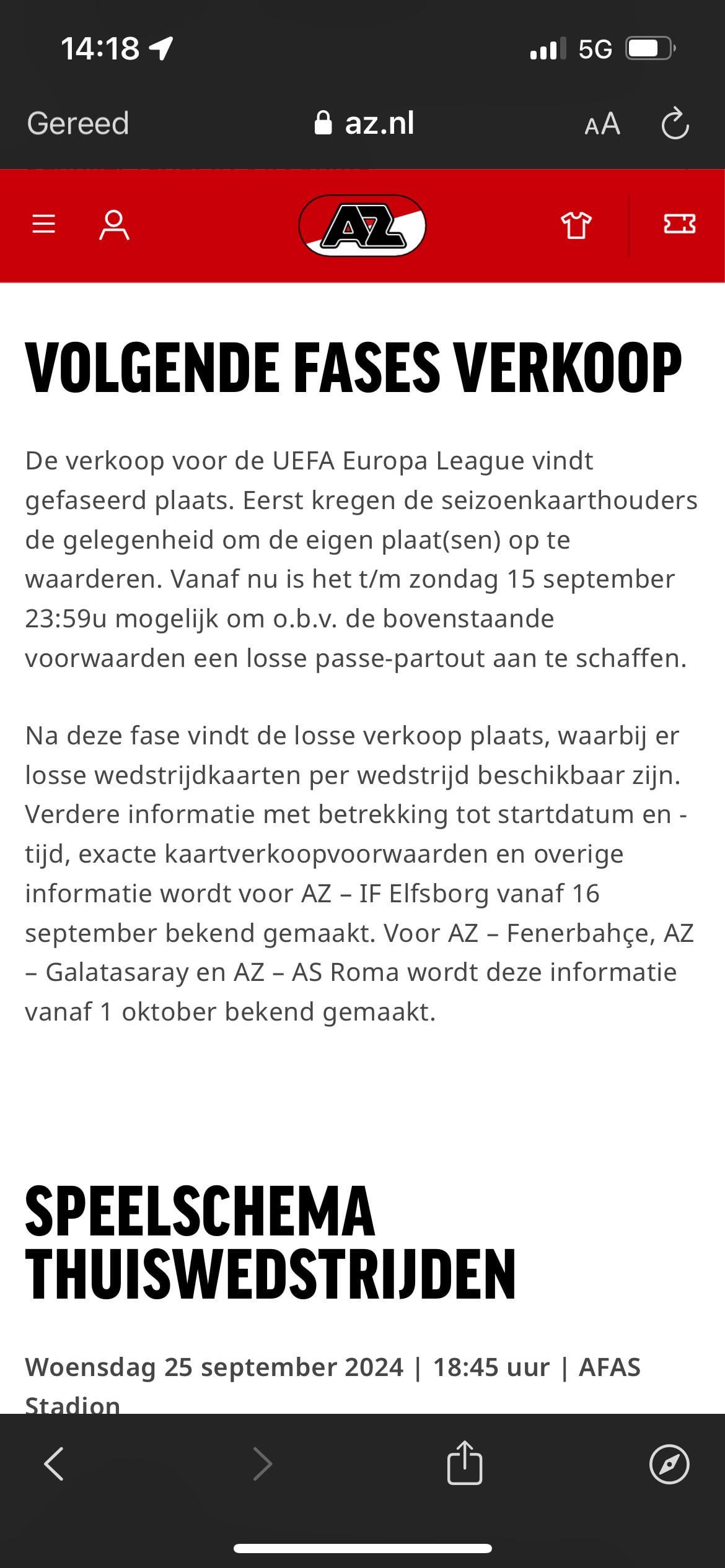 az alkmaar tickets available online How to purchase safely？