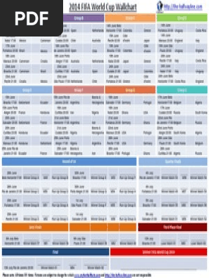 Where can I find FIFA World Cup 2014 Fixtures？ Get the printable game PDF!