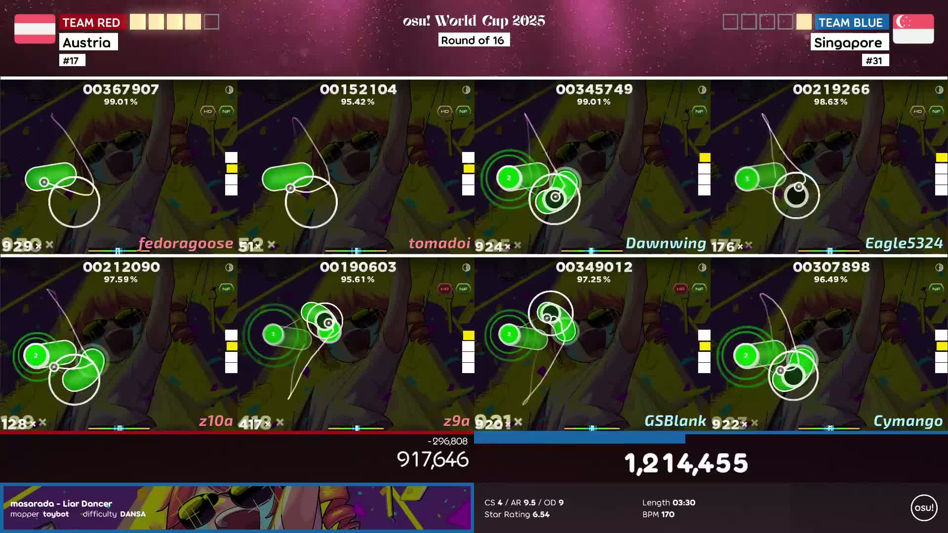 Want to feel the hype? Relive the energy of the osu 2018 world cup warm up!