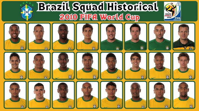 Brazil Squad for 2010 World Cup： All the Famous Players Listed