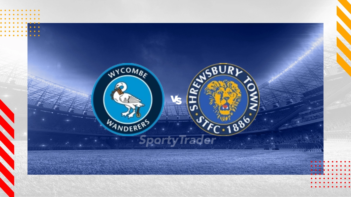 Wycombe Wanderers F.C. vs Shrewsbury Town F.C. stats： Goals and betting predictions!