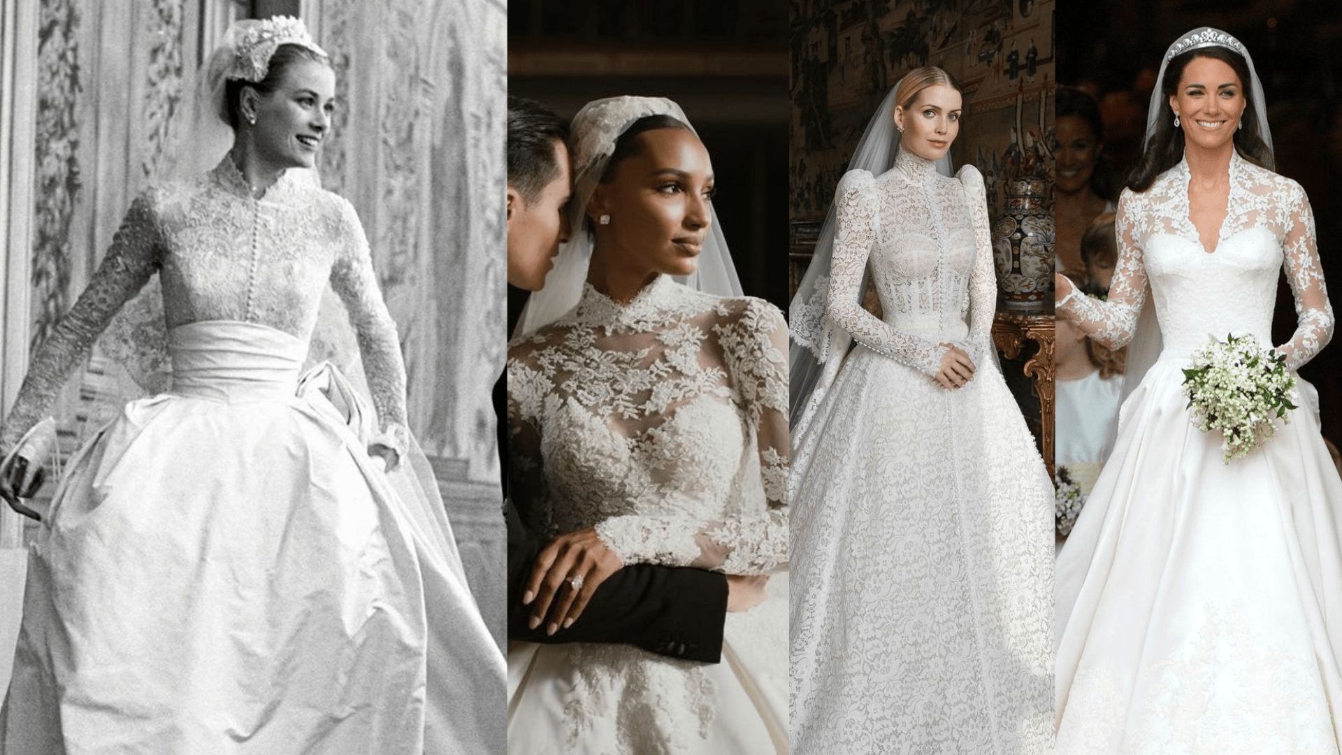 grace kelly type wedding dress