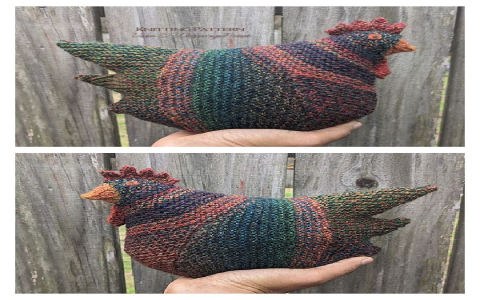 knitted chicken：knit chicken
