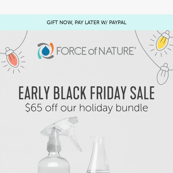 force of nature black friday:natural power black friday
