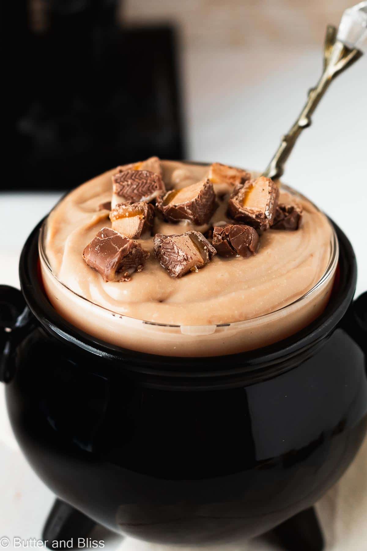 milky way pudding：creamy galaxy pudding