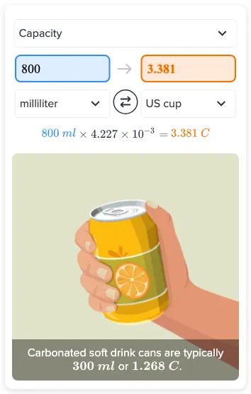 how much is 800 ml in cups：what is the equivalent of 800 ml in cups