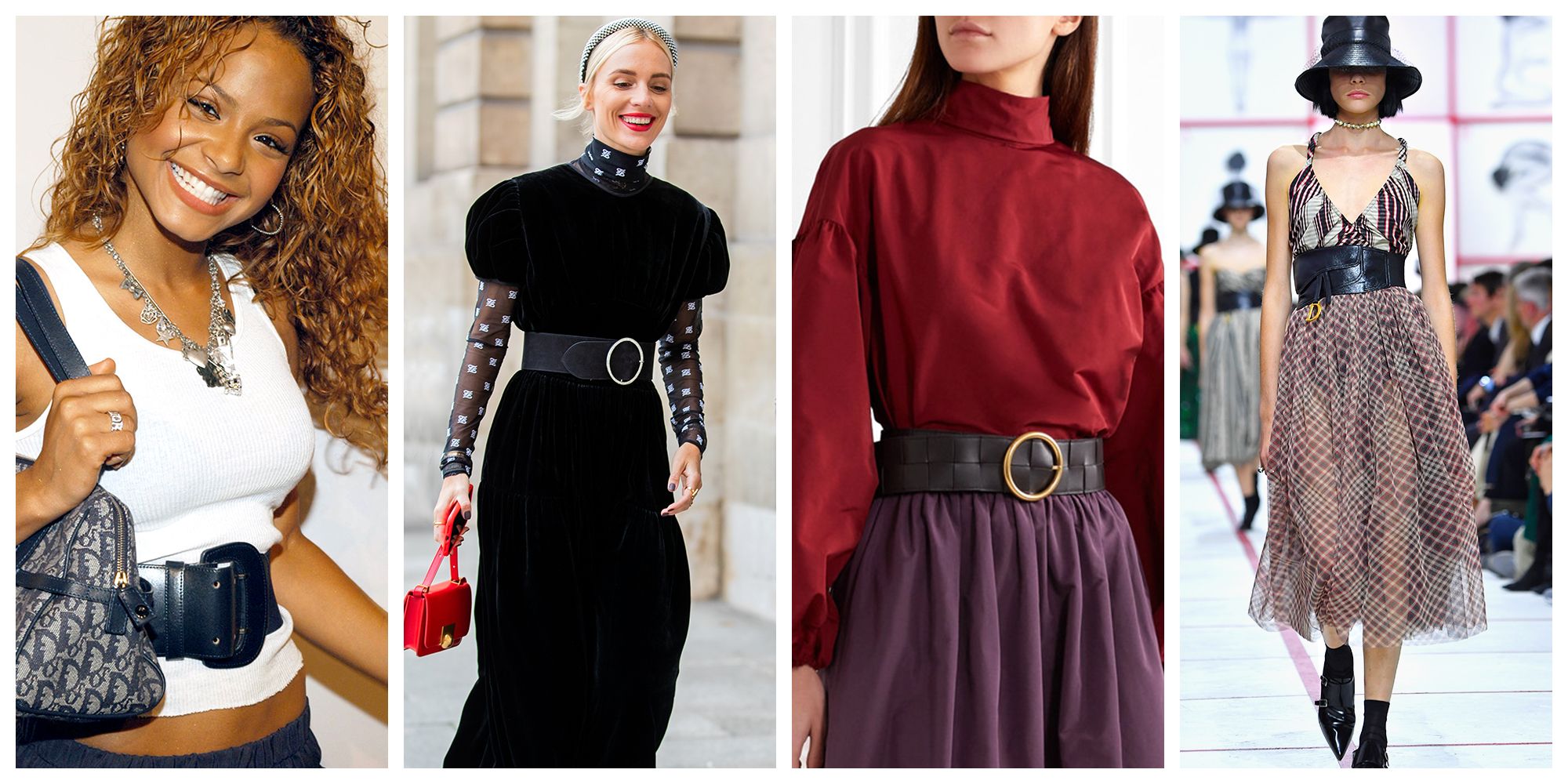 how to wear wide belts：ways to style wide belts