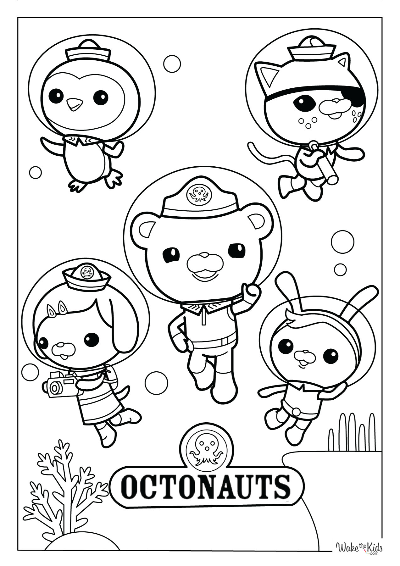 octonauts coloring pages free
