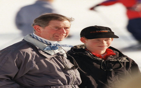 william harry charles skiing：william, harry, and charles hitting the slopes