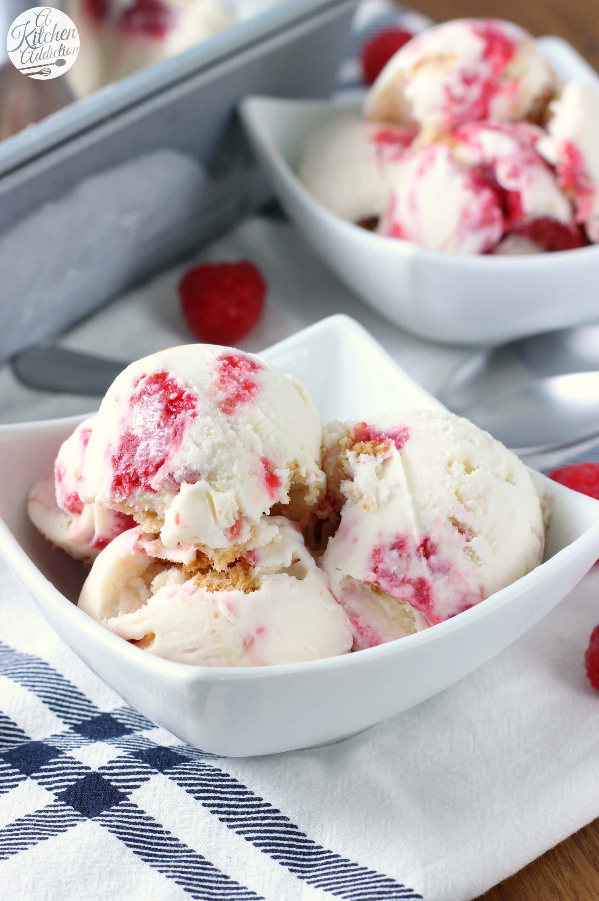 raspberry cream cheese ice cream recipe：raspberry cheesecake ice cream instructions